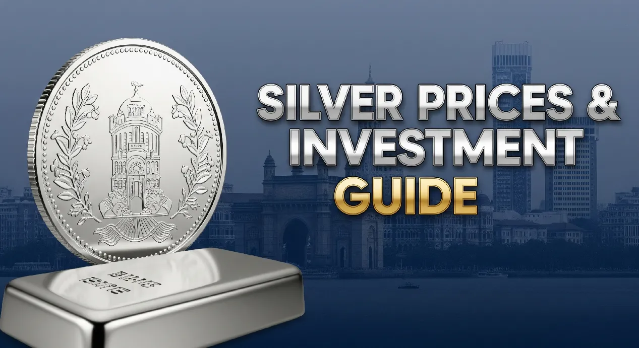 Silver investment and price trends in Mumbai with silver coins and bars